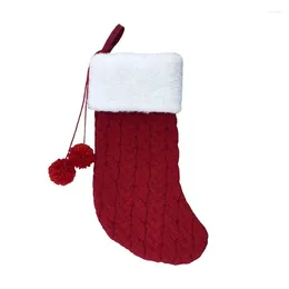 Christmas Decorations Fireplace Knitting Stockings Multi-Purpose With Lanyard Party Ornaments For Chocolate Small Gifts