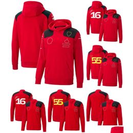 Motorcycle Apparel 2023 New F1 Team Hoodie Forma 1 Official Website Racing Spring And Autumn Mens Casual Zip Sweatshirt Hooded Sweat D Ot8Qv