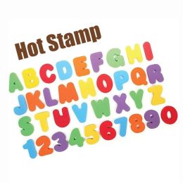 New Fashion Old Cobbler Stamp Baby bath toys Colour Letter Float Digital stickers Intellectual development261f