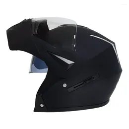 Motorcycle Helmets Matte Black Flip Up Racing Wear-Resistant Biker Helmet Breathable Motocross Anti-Fall Head Accessories