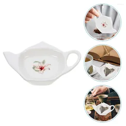 Tea Trays Bag Organiser Tray Dipping Bowls Decorative Household Dish Dishes Coasters