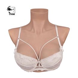 Costume Accessories Fake Boobs Tits Silicone Realistic Breasts Forms for Crossdresser Transvestite Sissy Drag Queen Shemale Cosplay Chest