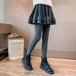 Trousers Autumn Winter Fashion High Waist Solid Colour Mother Children's Clothing Korean Edition Fashionable Lively Cute Comfortable Pants