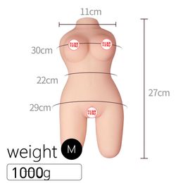 A Half body silicone doll 2-pound half Moulded physical adult male sex toy pussy buttocks film poured Aeroplane cup masturbator 4SFI