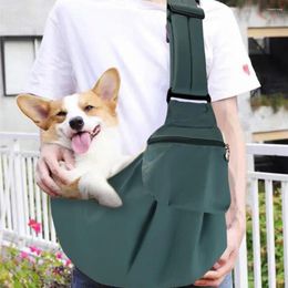 Dog Carrier Pet Bag Comfortable Breathable Crossbody Shoulder Large Capacity Scratch-resistant Secure Puppy Transport