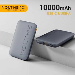 Cell Phone Power Banks VOLTME Hypercore 10K Portable Charger Power Bank 10000mAh Battery Pack With USB-C USB-A Port 22.5W Fast charging For iPhone 15