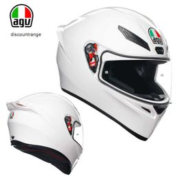 Full Face Open Agv k Motorcycle Helmet Italian Agv K3 K1 K5 Motorcycle Helmet Anti Fog Full Helmet Unisex Racing Helmet Running Helmet B71M