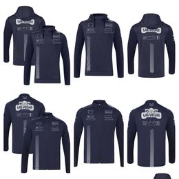 Motorcycle Apparel F1 Hoodie 2023 Special Edition Racers Suit Track Sports Mens Zipper Team Jacket Drop Delivery Automobiles Motorcycl Otqvx