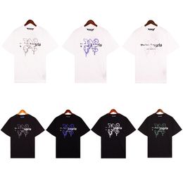 designer shirts mens t shirt palm City letter print funny shirts summer New York, Paris, Tokyo, London Black and white Loose T-shirt