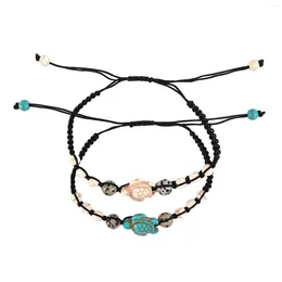 Charm Bracelets Retro Bohemian Bracelet Natural Wax Rope Chain For Women Men Boys Girls