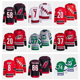 Sebastian Aho Hurricanes Hockey Jersey Andrei Svechnikov Brent Burns Teuvo Teravainen Jaccob Slavin Martin Necas Andersen Michael Bunting Dm 6650