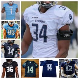 Old Dominion Football Jersey Spencer Dow Michael Flores Nicholas Malley Brock Walters Kris Trinidad custom mens women youth jerseys