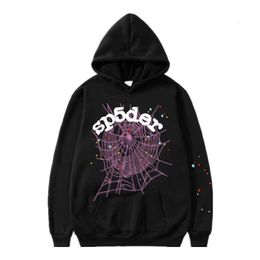 mens designer hoodies Sweatshirts print Sp5der hoodie men women Quality Fabric Spider Web Pullover