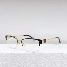 Sunglasses Frames Tfny Semi Rimless Rectangular Glasses Frame 094F Men Women Classic Fashion Designer Eyeglasses Premium Prescription