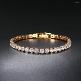 Link Bracelets Fashionable Zircon Tennis For Women Men Crystal Chain On Hand Trend Sexy Party Accessories Jewelry