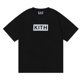 Kith Tshirt Mens Designer Tee Workout for Men Oversized T Shirts T-shirt 100%cotton Vintage Short Sleeve US Size Zz29