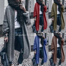 Women's Sweaters Spring Fall Long Shirt Long Sleeve Knitted Cardigan Casual Loose Sweater Coat sweaters womens