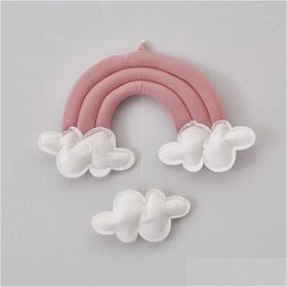 Bed Rails Baby Around Bumper Bar Crib Cot Room Clouds Accessories For Infant Bedding Set Toys Kids Pendant 240112 Drop Delivery Matern Dhugh