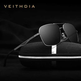 Sunglasses VEITHDIA Brand Luxury Eyeglasses Polarised UV400 Men's Sun Glasses Vintage Sports Outdoor Driving Sunglasses For Male 2459 YQ240120