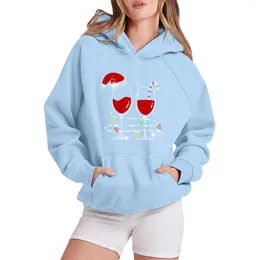 Women's Hoodies Women Christmas Long Sleeve Sweatshirt Fashion Quilted Pattern Plain Zipper Pullover Sweatshirts Tops With Pockets