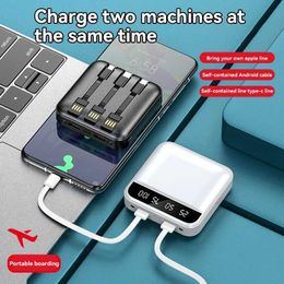 Cell Phone Power Banks Hot Mini 30000mAh Power Bank Two-way Fast Charging External Charger Digital Display Portable External Battery ForL2301