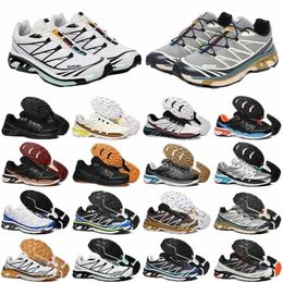 Saloman Solomon Xt6 Advanced Athletic Shoes Triple Black Mesh Wings 2 White Blue Red Yellow Green Speed Cross Men Outdoor Hiking Shoes