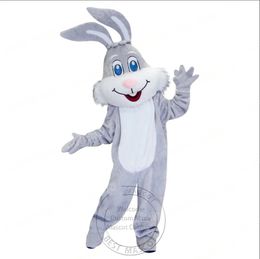 Super Cute Rabbit Mascot Costume Cartoon theme character Carnival Unisex Halloween Carnival Adults Birthday Party Fancy Outfit For Men Women