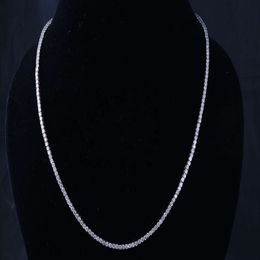 Luxury Unique Design Real Gold Iced Out Vvs Heart Real Natural or Cvd Lab Grown Diamond Tennis Necklace Chain at Affordable Rate