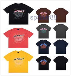 Designer Men's T-shirt Letter Frame Print Fashion Black Pink Ladies 555 High Quality Spider Casual Basic Loose 100% Cotton S-xl 8JBK 8JBK SWO6