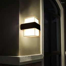 Wall Lamp Lighting Unique Modern Indoor/Outdoor Sconce 19/18W LED Corrosion Proof Finish No Bulb Required IP65 Waterproof