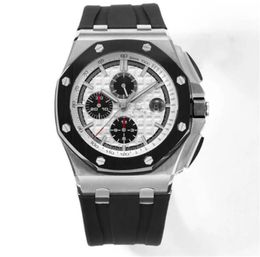 U1 AAA Designer Men Watch Quartz Watch 44mm Ceramic Dial Stainless Steel Case Rubber Strap A Luminescent Waterproof P Wrist Strap Watches Montre De Luxe Wristwatch