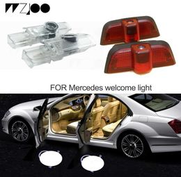 LED Car Door Light LOGO Projector Welcome Shadow Lamps For MercedesBenz W210 W203 W204 W205 A E B C ML GL Class For MClass7415979