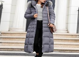 Women039s winter jacket style cotton thermal Maxi down jacket woman long coat parka women jackets6080241