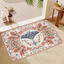 Carpets Colourful Plants And Flowers Carpet For Bed Room Mats Anime Rug Entrance Door Mat Balcony Home Decorations Rugs Bath Foot Kitchen