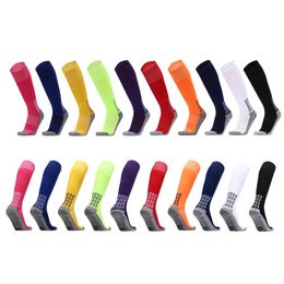 Sports Socks High Quality Particle Dot Adhesive Bottom Anti Slip Long Tube Knee Length Football Socks/10 Colours Available For Professi Dhmfo