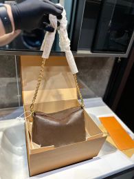 2024 New Fashion Handbag Luxury Designer Bag Top grade Hardware Chain Bag Versatile Casual One Shoulder Crossbody Bag Embossed Bags Wallet