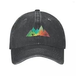 Ball Caps MTB Mountain Bike Baseball Cap Fashion Distressed Washed Cycling Lover Snapback Unisex Outdoor Summer Hats