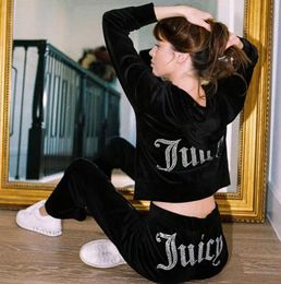 Juicy Apple Women's Tracksuits Luxury brand Knitted Casual sports Suit 2 Piece Set designer Tracksuits Jacket