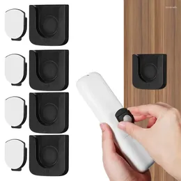 Hooks 4 Sets Magnetic Wall Mount Strong Magnet Holder Anti-Lost Remote Control Storage Fridge Sticker Home Organiser