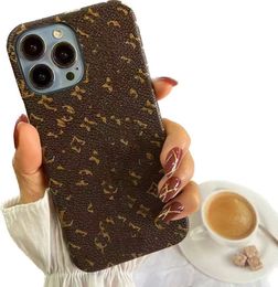 Capa de telefone de designer de luxo iphone 15 Pro Max 14 13 12 11 15Plus A capa de telefone da moda mais vendida com uma impressão clássica elegante