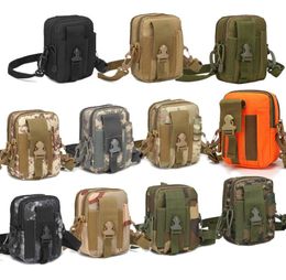 Outdoor Sports Tactical Backpack Bag Vest Gear Accessory Camouflage Multi functional Molle Cell Pone Kit Pouch NO11711B6027067