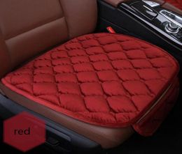 Car front Seat Covers Cushion Luxurious check design Warm Winter Universal Fit SUV sedans Chair Pad antiskid4431609