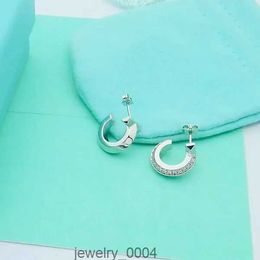 Very expensive diamond small earrings for women luxurious designer girls Valentine's Day gifts classic jewelry YB6G