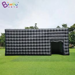 wholesale Exquisite craft 10x5x4mH giant inflatable square tent with lights trade show tent for party event decoration toys sports