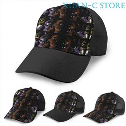 Ball Caps FNAF Basketball Cap(2) Men Women Fashion All Over Print Black Unisex Adult Hat