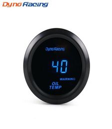 Dynoracing Oil Temp gauge 2quot 52mm Digital 40150C Oil temperature gauge Blue LED with sensor car Metre BX1014633342246