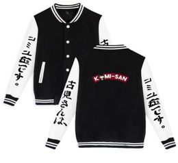 Komi Can039t Communicate Japanese Anime Story Spring Baseball Jacket Street Style Casual Harajuku Womenmen Jackets Clothing To3581899