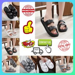 Free shipping Casual Platform Slides Slippers New Pillow Slippers Sandals for Women Men Buckle Adjustable EVA Thick-Soled Summer Beach Sandals