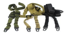 5pcsLot Adjustable AR15 M4 Tactical 2 Two Point Bungee Sling for Rifle Airsoft5521706