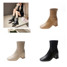 Designer Boots Women Boots Winter Ankle Boot Straps Canvas Zipper Laces Original Shoes Ladies Girls Sexy 36-40